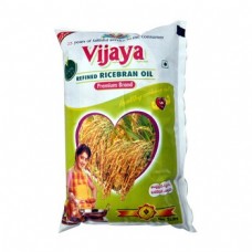 Vijaya Rice Bran Oil Pouch 1 L